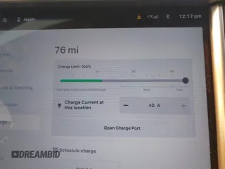 2013 Tesla Model S with VIN 5YJSA1CN3DFP06986, listed as a IAAI auction lot 41271801 with 150,307 mi miles and . Bid and sale history available at DreamBid. Image 17.