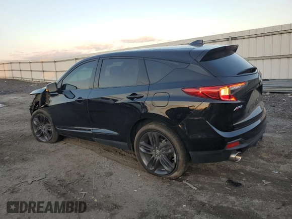 2021 Acura RDX w/A-Spec Package with VIN 5J8TC2H63ML009502, listed as a Copart auction lot 42719394 with 40,681 mi miles. Bid and sale history available at carsss.com. Image 2.