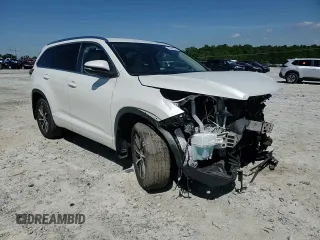 2017 Toyota Highlander XLE with VIN 5TDKZRFH3HS521741, listed as a Copart auction lot 55981365 with 91,680 mi miles and Salvage title. Bid and sale history available at DreamBid. Image 15.