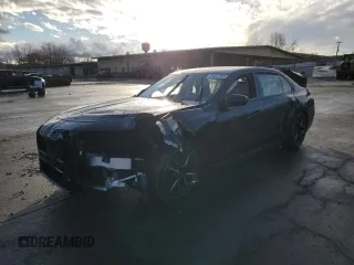 2023 BMW 7 Series 760i xDrive with VIN WBA33EJ0XPCM80117, listed as a Copart auction lot 84407104 with 0 mi miles and Salvage Title. Bid and sale history available at carsss.com. Image 1.