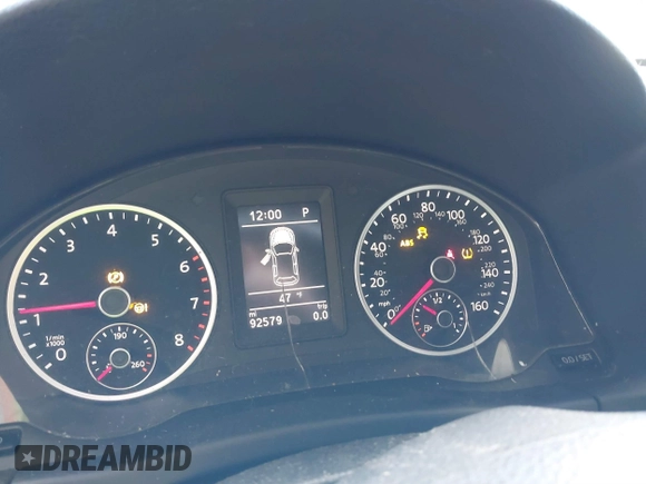 2016 Volkswagen Tiguan S with VIN WVGAV7AX5GW584747, listed as a IAAI auction lot 41853488 with 92,579 mi miles and . Bid and sale history available at DreamBid. Image 7.
