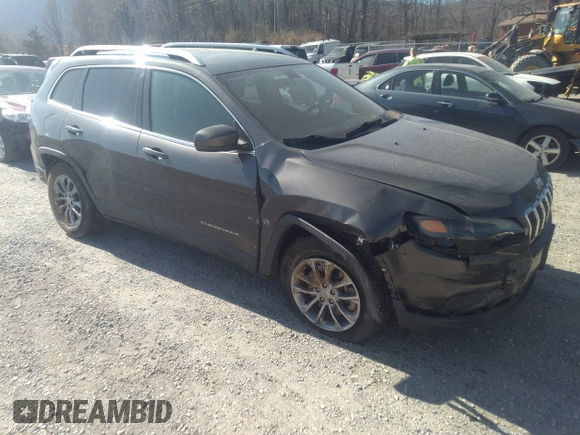 2019 Jeep Cherokee Latitude Plus with VIN 1C4PJMLX9KD413915, listed as a IAAI auction lot 41747608 with 50,390 mi miles and . Bid and sale history available at DreamBid. Image 1.
