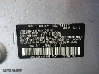 2012 Subaru Impreza Sedan WRX WRX with VIN JF1GV7E61CG013735, listed as a Copart auction lot 65227254 with 183,159 mi miles and Salvage Title. Bid and sale history available at carsss.com. Image 13.