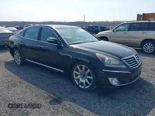 2013 Hyundai Equus Signature with VIN KMHGH4JH3DU060321, listed as a IAAI auction lot 41810224 with 204,343 mi miles and . Bid and sale history available at DreamBid. Image 1.