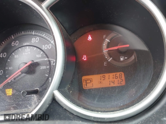 2011 Nissan Versa 1.8 S with VIN 3N1BC1AP9BL444391, listed as a IAAI auction lot 41745130 with 191,168 mi miles. Bid and sale history available at carsss.com. Image 7.