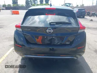 2024 Nissan LEAF SV Plus with VIN 1N4CZ1CV7PC562041, listed as a IAAI auction lot 42142283 with 8,580 mi miles and . Bid and sale history available at DreamBid. Image 16.