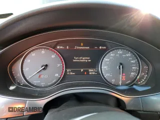 2017 Audi S6 Prestige with VIN WAUHFAFC3HN032896, listed as a Copart auction lot 85417684 with 92,701 mi miles and Salvage Title. Bid and sale history available at carsss.com. Image 9.