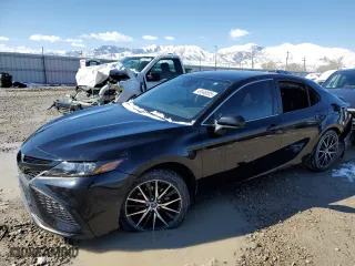 2021 Toyota Camry SE Nightshade with VIN 4T1G11AK8MU520412, listed as a Copart auction lot 49348005 with 61,322 mi miles and Salvage Title. Bid and sale history available at carsss.com. Image 1.