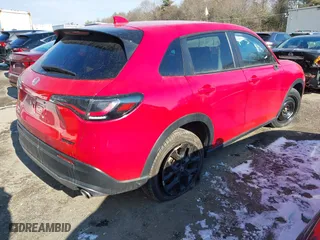 2023 Honda HR-V Sport with VIN 3CZRZ2H59PM711559, listed as a IAAI auction lot 41277392 with 35,826 mi miles. Bid and sale history available at carsss.com. Image 4.