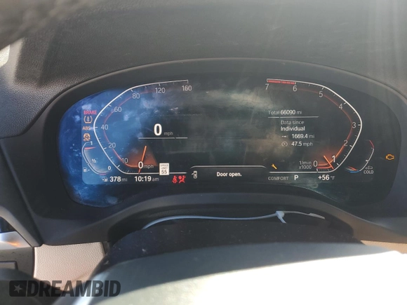 2021 BMW X3 sDrive30i z VIN 5UXTY3C08M9D73308, wystawiony jako Copart lot #49086395 z przebiegiem 66 090 mil mil oraz Szkody całkowita. Historia ofert i sprzedaży dostępna na DreamBid. Obrazek 9.