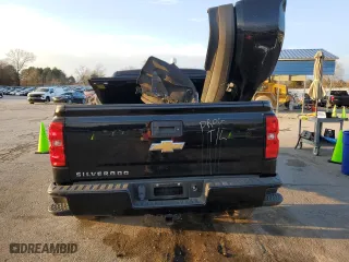2018 Chevrolet Silverado 1500 Custom with VIN 3GCUKPEC1JG384424, listed as a Copart auction lot 43831585 with 37,267 mi miles and Salvage Title. Bid and sale history available at carsss.com. Image 6.