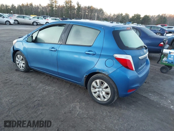 2012 Toyota Yaris L with VIN JTDKTUD37CD539286, listed as a IAAI auction lot 41219674 with 59,292 mi miles. Bid and sale history available at carsss.com. Image 3.