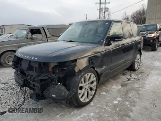 2019 Land Rover Range Rover with VIN SALGS2RE0KA542093, listed as a Copart auction lot 44590745 with 48,068 mi miles and Salvage Title. Bid and sale history available at carsss.com. Image 1.