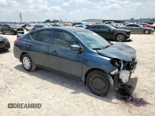 2017 Nissan Versa S Plus with VIN 3N1CN7AP0HL865796, listed as a Copart auction lot 58042775 with 53,424 mi miles and Salvage title. Bid and sale history available at DreamBid. Image 4.