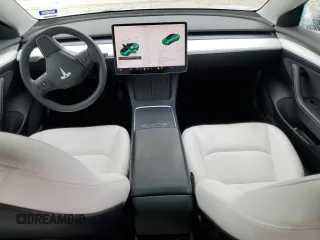 2022 Tesla Model 3 Long Range with VIN 5YJ3E1EB9NF167318, listed as a Copart auction lot 43235155 with 54,167 mi miles and Salvage Title. Bid and sale history available at carsss.com. Image 8.
