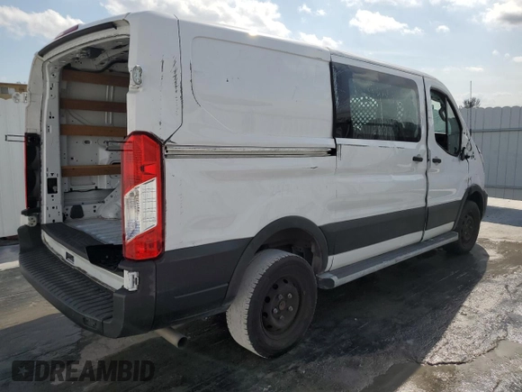 2023 Ford Transit Cargo with VIN 1FTBR1Y82PKB56604, listed as a Copart auction lot 50419485 with 24,546 mi miles and Clean Title. Bid and sale history available at DreamBid. Image 3.