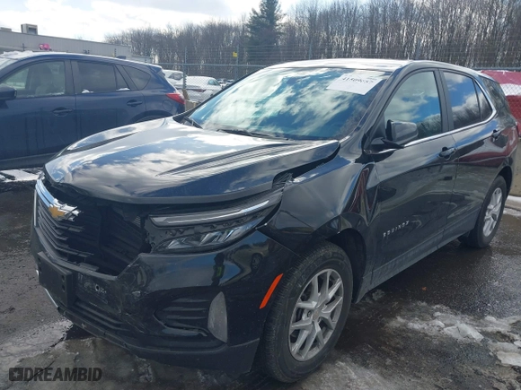 2023 Chevrolet Equinox LT with VIN 3GNAXUEG7PL101957, listed as a IAAI auction lot 41509657 with 31,877 mi miles. Bid and sale history available at carsss.com. Image 18.