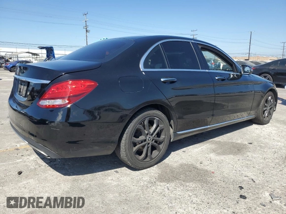 2017 Mercedes-Benz C 300 with VIN 55SWF4JB2HU206691, listed as a Copart auction lot 66406735 with 71,266 mi miles and Clean title. Bid and sale history available at DreamBid. Image 3.