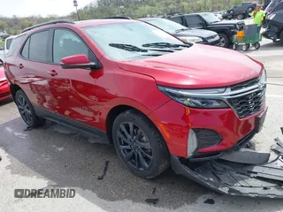 2022 Chevrolet Equinox RS with VIN 3GNAXMEV3NS119602, listed as a IAAI auction lot 41987461 with 104,293 mi miles and . Bid and sale history available at DreamBid. Image 1.