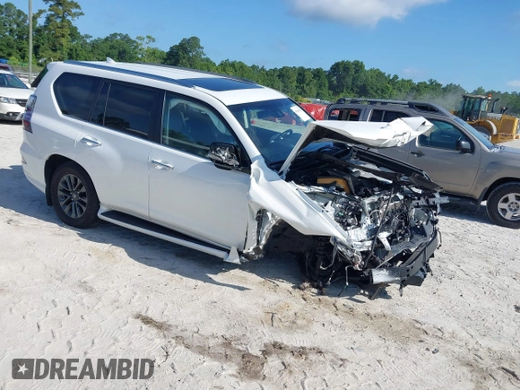 2021 Lexus GX 460 Premium with VIN JTJAM7BX0M5302132, listed as a IAAI auction lot 42462529 with 57,564 mi miles and . Bid and sale history available at DreamBid. Image 1.