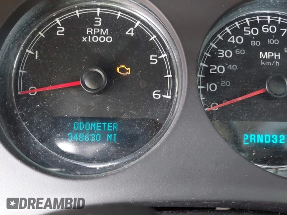 2007 Chevrolet Tahoe LS with VIN 1GNFC13J97R109226, listed as a IAAI auction lot 42304983 with 348,630 mi miles and . Bid and sale history available at DreamBid. Image 7.