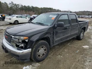 2008 GMC Canyon SLE1 with VIN 1GTCS13E088173342, listed as a Copart auction lot 41585385 with 137,558 mi miles and Salvage Title. Bid and sale history available at carsss.com. Image 1.