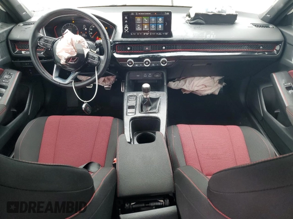 2024 Honda Civic Si with VIN 2HGFE1E52RH472071, listed as a Copart auction lot 50927025 with 19,962 mi miles and Salvage title. Bid and sale history available at DreamBid. Image 8.