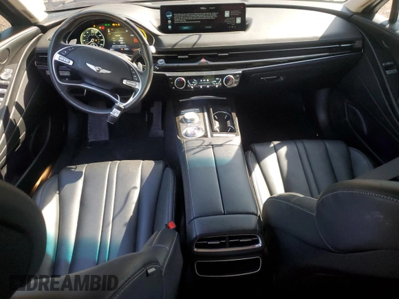 2023 Genesis G80 2.5T with VIN KMTGB4SC9PU195382, listed as a Copart auction lot 54671395 with 33,103 mi miles and Non Repairable. Bid and sale history available at carsss.com. Image 8.