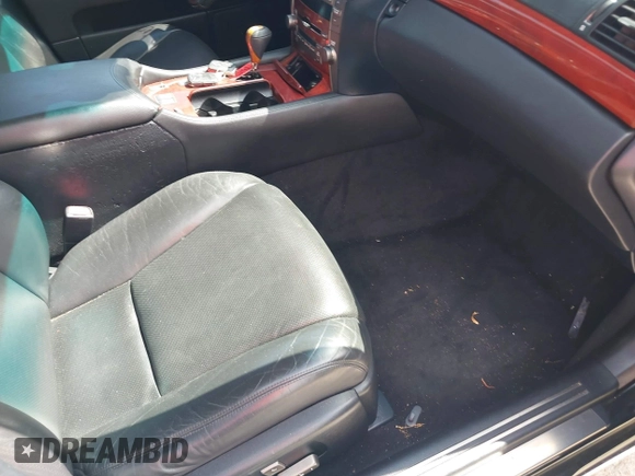 2008 Lexus LS 460 with VIN JTHBL46F385077736, listed as a IAAI auction lot 42531528 with 107,574 mi miles and . Bid and sale history available at DreamBid. Image 5.