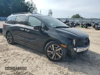 2018 Honda Odyssey Elite z VIN 5FNRL6H95JB017447, wystawiony jako Copart lot #64752615 z przebiegiem 136 616 mil mil oraz Nie do naprawy • Non repairable. Historia ofert i sprzedaży dostępna na DreamBid. Obrazek 4.