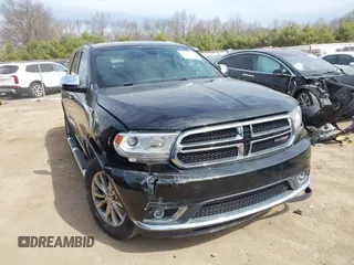 2018 Dodge Durango SXT with VIN 1C4RDJAG4JC434807, listed as a IAAI auction lot 41893271 with 94,447 mi miles and . Bid and sale history available at DreamBid. Image 1.
