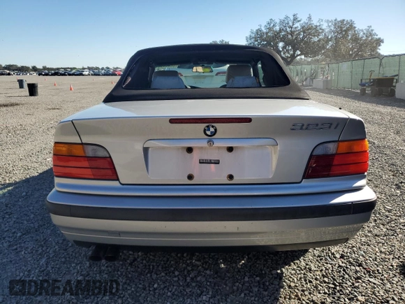 1999 BMW 3 Series 323icA with VIN WBABJ8338XEM24966, listed as a Copart auction lot 83029364 with 91,530 mi miles and Non Repairable. Bid and sale history available at carsss.com. Image 6.