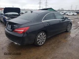 2018 Mercedes-Benz CLA 250 with VIN WDDSJ4GB6JN656413, listed as a Copart auction lot 48919014 with 51,192 mi miles and . Bid and sale history available at DreamBid. Image 3.