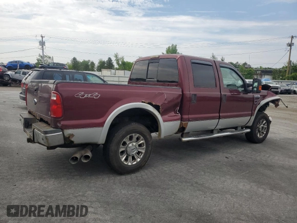 2008 Ford F-250 XL with VIN 1FTSW21R98EC25872, listed as a Copart auction lot 60349775 with Not provided miles and Salvage title. Bid and sale history available at DreamBid. Image 3.