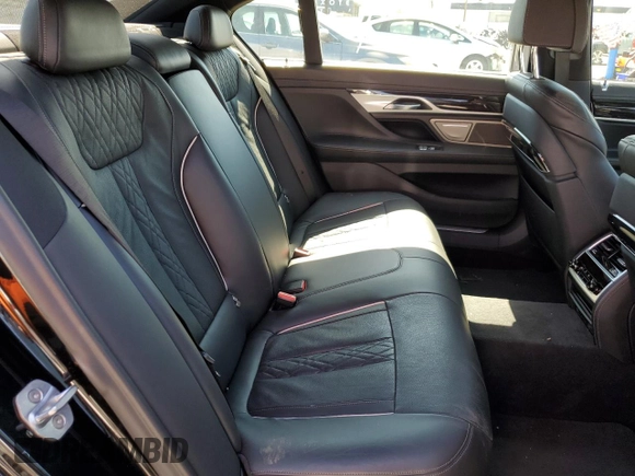 2019 BMW 7 Series 750i with VIN WBA7F0C58KGM25994, listed as a Copart auction lot 47277723 with 41,917 mi miles. Bid and sale history available at carsss.com. Image 10.