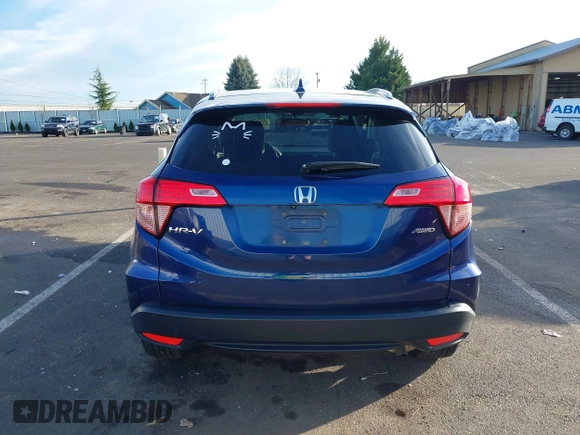 2016 Honda HR-V EX-L w/Navi with VIN 3CZRU6H70GM761497, listed as a IAAI auction lot 41616410 with 92,527 mi miles. Bid and sale history available at carsss.com. Image 16.