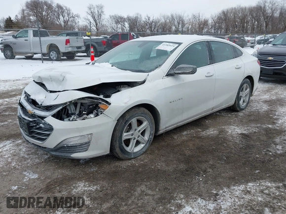 2020 Chevrolet Malibu LS with VIN 1G1ZB5ST7LF076167, listed as a IAAI auction lot 41585424 with 191,626 mi miles and . Bid and sale history available at DreamBid. Image 2.