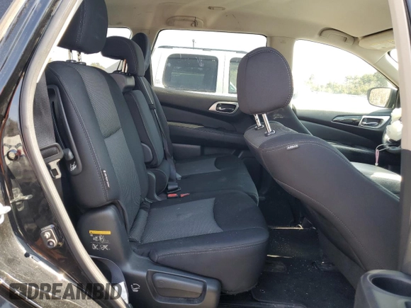 2018 Nissan Pathfinder S z VIN 5N1DR2MM6JC620539, wystawiony jako Copart lot #48370295 z przebiegiem 91 047 mil mil oraz Szkoda całkowita • Salvage title. Historia ofert i sprzedaży dostępna na DreamBid. Obrazek 11.