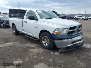 2010 Dodge Ram 1500 ST with VIN 3D7JB1EK6AG191425, listed as a IAAI auction lot 41900080 with 190,919 mi miles. Bid and sale history available at carsss.com. Image 1.