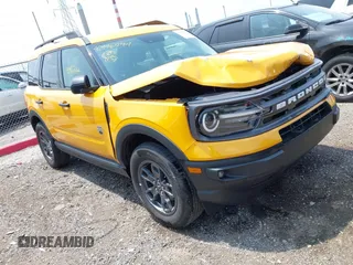 2023 Ford Bronco Sport Big Bend with VIN 3FMCR9B69PRD66537, listed as a IAAI auction lot 42446794 with 37,462 mi miles and . Bid and sale history available at DreamBid. Image 1.