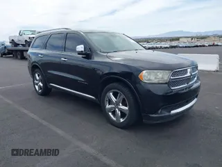 2012 Dodge Durango Citadel with VIN 1C4SDHET9CC229729, listed as a IAAI auction lot 41893819 with 167,519 mi miles and . Bid and sale history available at DreamBid. Image 1.