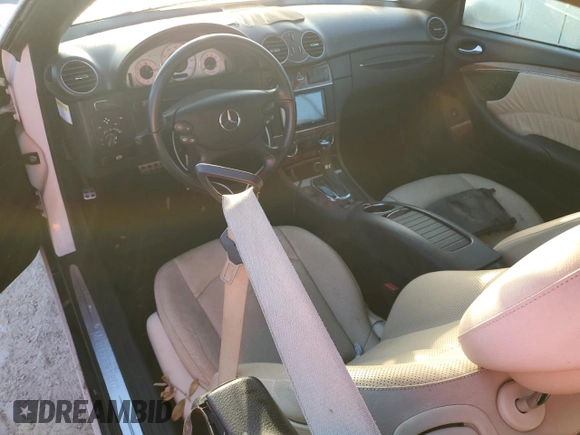 2009 Mercedes-Benz CLK-Class 3.5L with VIN WDBTK56G19T101390, listed as a Copart auction lot 78178774 with 0 mi miles and Salvage Title. Bid and sale history available at carsss.com. Image 8.