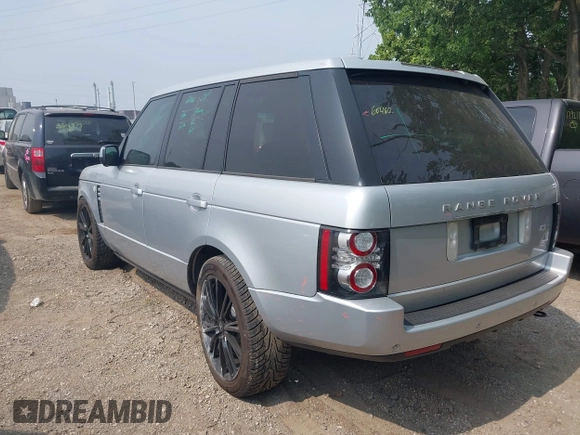 2012 Land Rover Range Rover HSE Lux with VIN SALMF1D42CA383885, listed as a IAAI auction lot 42495606 with 98,821 mi miles and . Bid and sale history available at DreamBid. Image 3.