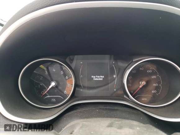 2020 Jeep Compass Latitude with VIN 3C4NJCBB4LT162062, listed as a Copart auction lot 60978885 with Not provided miles and Salvage title. Bid and sale history available at DreamBid. Image 9.