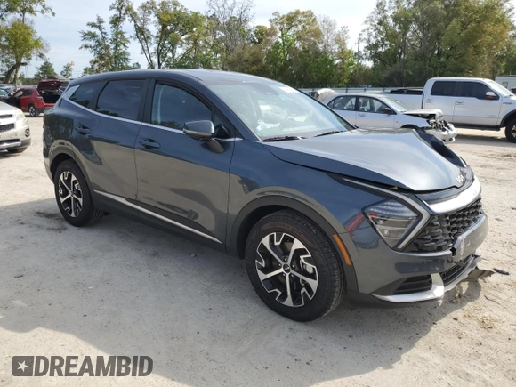 2024 Kia Sportage EX with VIN KNDPV3DF2R7293355, listed as a Copart auction lot 50435065 with 5,345 mi miles and Salvage Title. Bid and sale history available at carsss.com. Image 4.