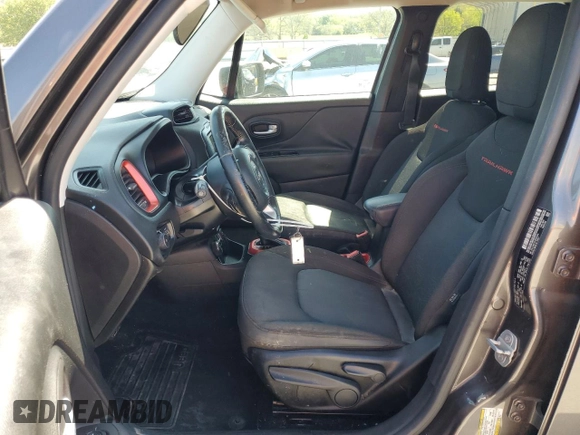 2016 Jeep Renegade Trailhawk with VIN ZACCJBCTXGPD70324, listed as a Copart auction lot 52681495 with 195,442 mi miles and Salvage Title. Bid and sale history available at carsss.com. Image 7.