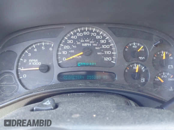 2004 Chevrolet Tahoe LS with VIN 1GNEC13Z74R207698, listed as a IAAI auction lot 42310462 with 255,218 mi miles and . Bid and sale history available at DreamBid. Image 7.