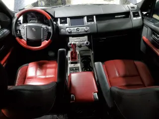 2012 Land Rover Range Rover Sport SC Autobiography with VIN SALSP2E41CA726663, listed as a Copart auction lot 87071244 with 76,848 mi miles and Salvage title. Bid and sale history available at DreamBid. Image 8.