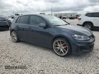 2018 Volkswagen Golf GTI S with VIN 3VW447AU6JM296993, listed as a Copart auction lot 64152944 with 88,410 mi miles and Salvage Title. Bid and sale history available at carsss.com. Image 4.