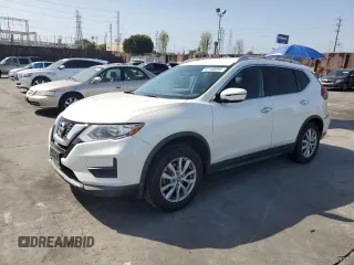 2017 Nissan Rogue SV with VIN KNMAT2MT7HP514507, listed as a Copart auction lot 51180695 with 97,025 mi miles and Salvage Title. Bid and sale history available at carsss.com. Image 1.